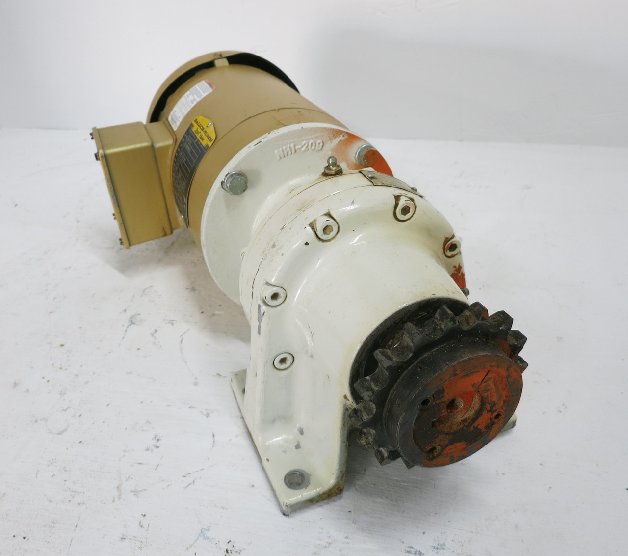Baldor VEM3546 1 HP AC Motor w/ Kice CNHXS Gear Reducer Speed Ratio 29 832 in/lb (DW7827-1)