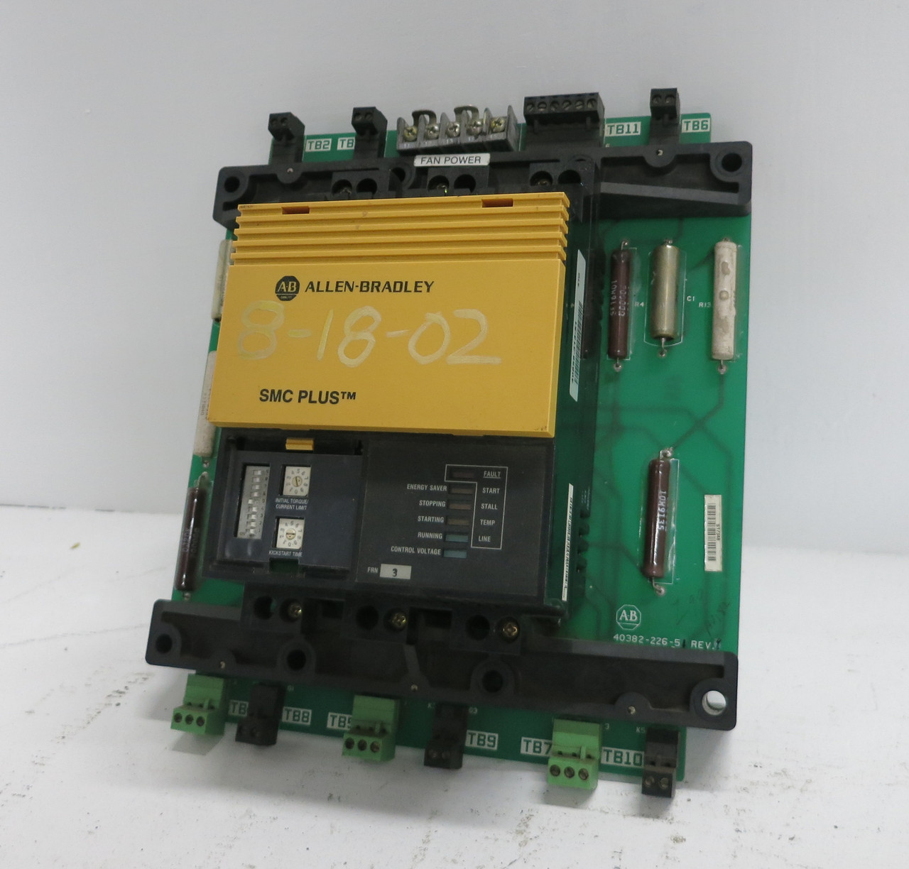 Allen Bradley 40888-313-51 SMC Plus Soft Start Amp Controller 40382-226-51 Board (DW7822-3)