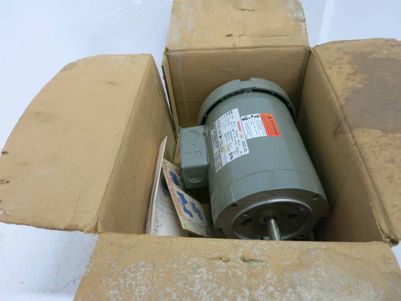 NEW US Motors F022 2 HP AC Motor 208-230/460V 3465 RPM F022B 56C UT TE F022-B (DW7832-1)