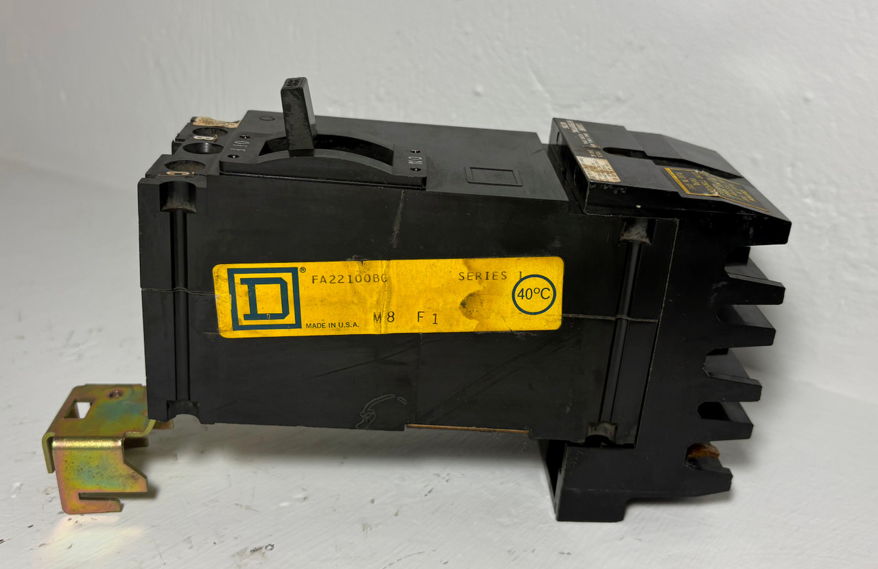 Square D I-Line FA22100BC 100A 2P Circuit Breaker Black 240V FA 2 Pole 100 Amp (EM5759-1)