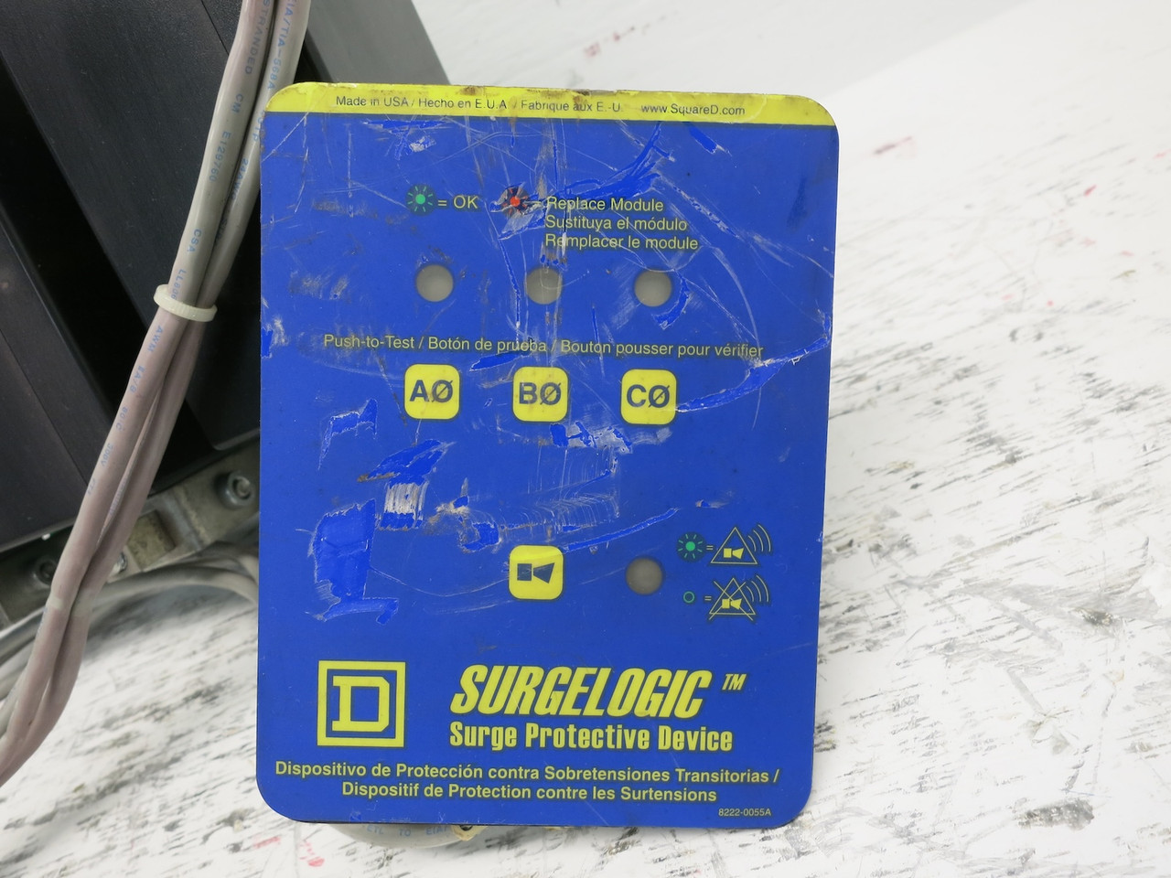 Square D T222-1210 SurgeLogic Voltage Surge Suppressor MA4IMA12 IMA TVS3DSPVC (DW7834-1)