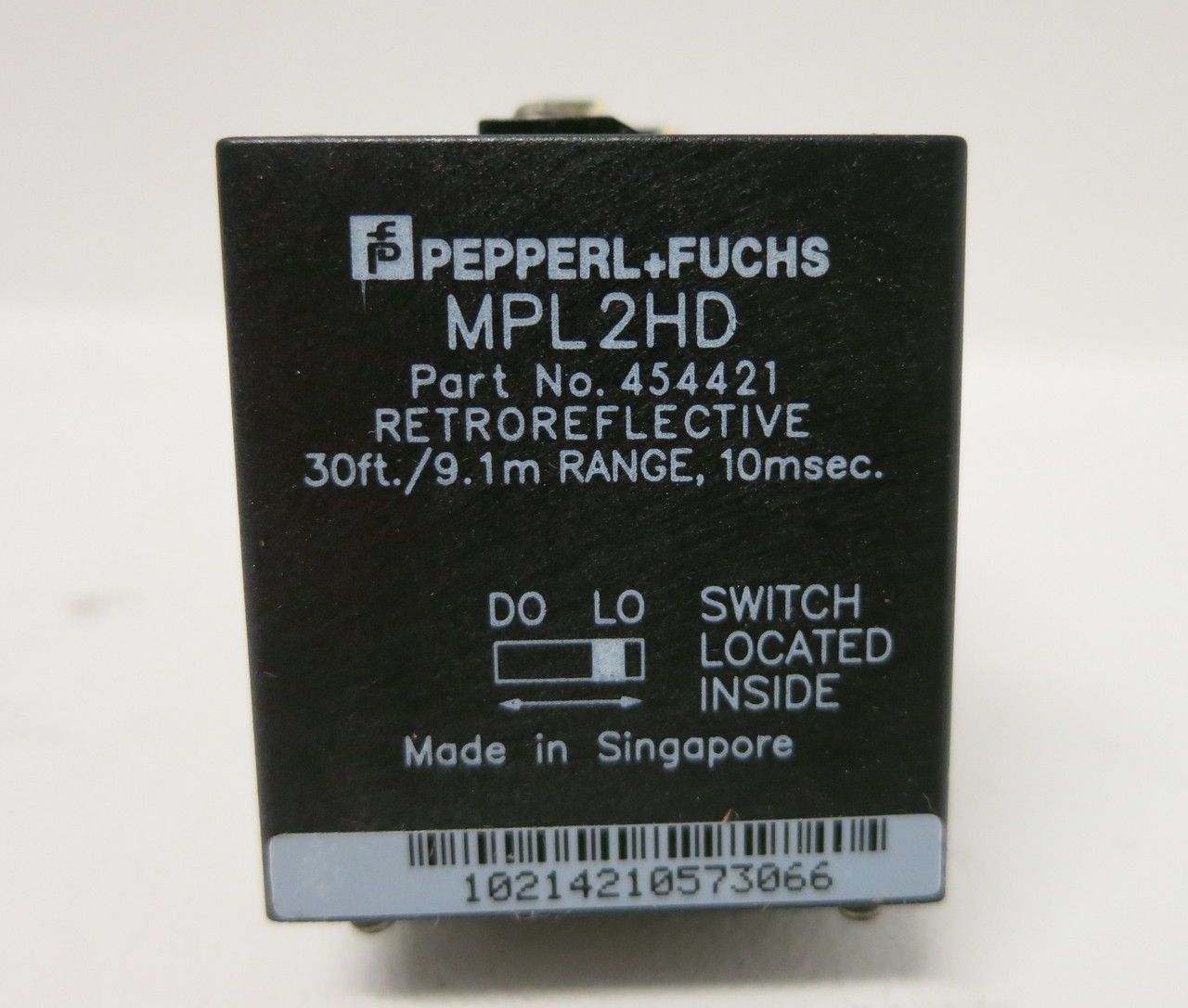 NEW Pepperl Fuchs MPL2HD Photoelectric Sensor Head Retro-Reflective MP Honeywell (DW7840-1)