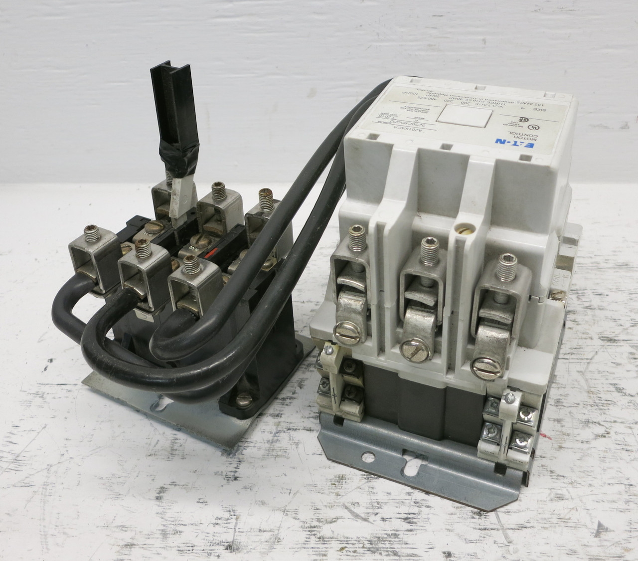Eaton A201K4CA Size 4 Motor Starter 120V Coil BA43P Overload 600V 100 HP (DW7844-1)