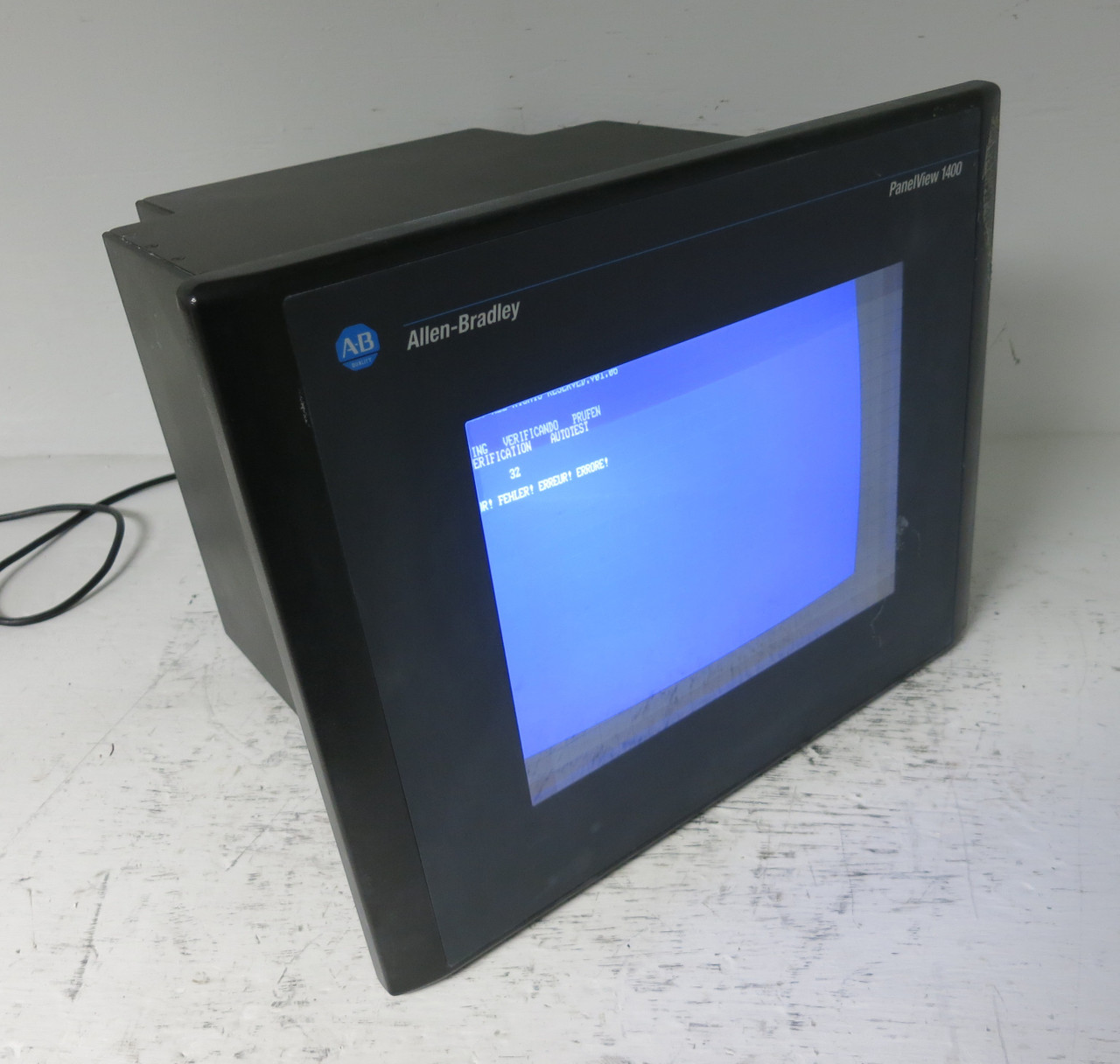Allen Bradley 2711-T14C9 Ser B Rev D FRN 4.20 PanelView 1400 Display Terminal (DW7847-1)