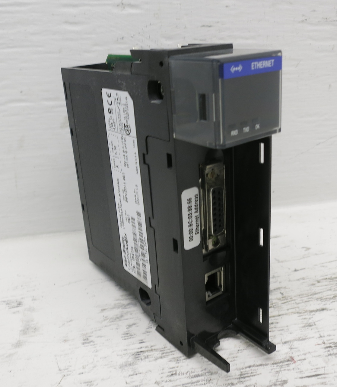 Image of Allen Bradley 1756-ENET Ser A Rev M01 FW 1.18 Ethernet TCP/IP ControlLogix PLC