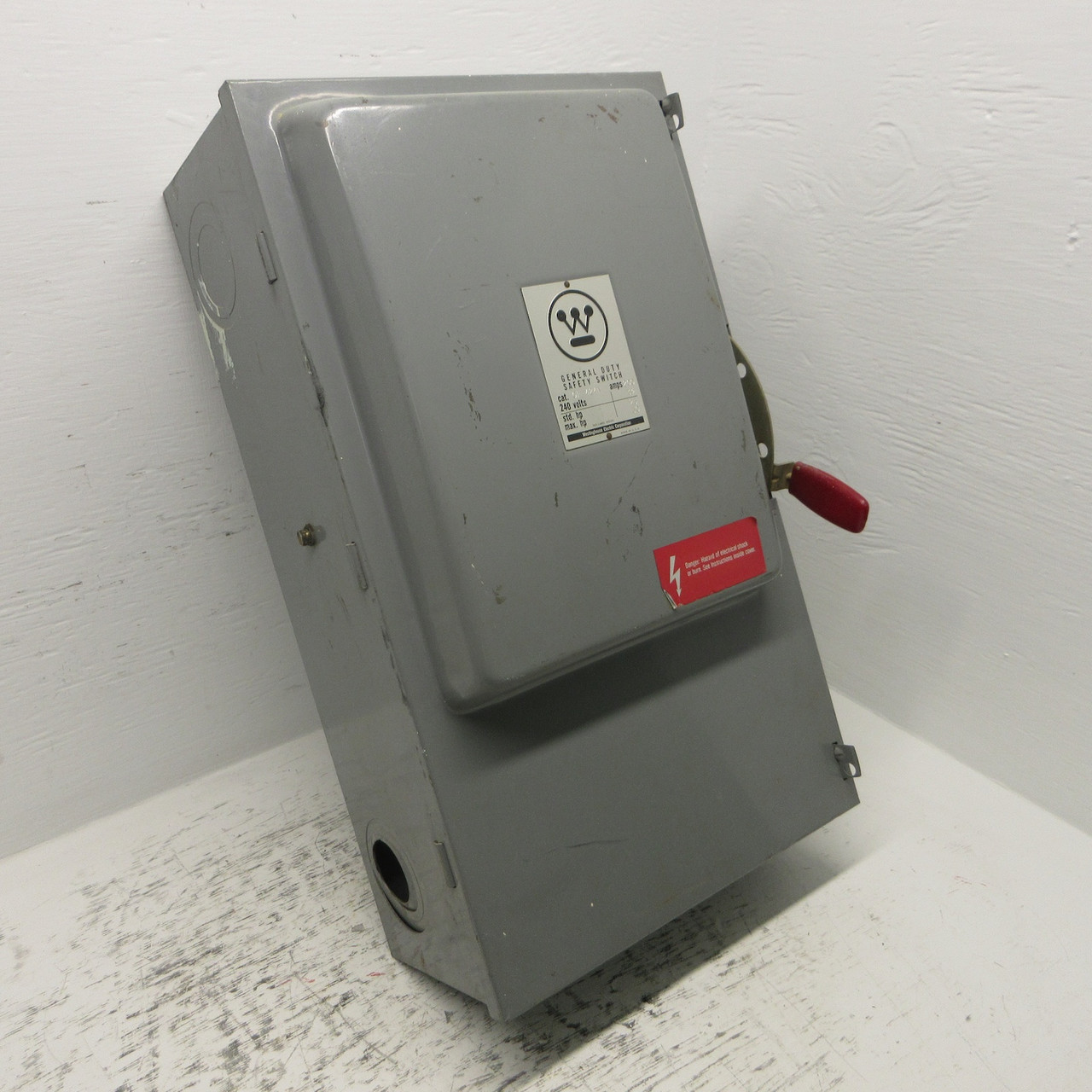 Image of Westinghouse GF-424N General Duty Fusible Safety Switch 200A 240V 3PH 4W 200 Amp