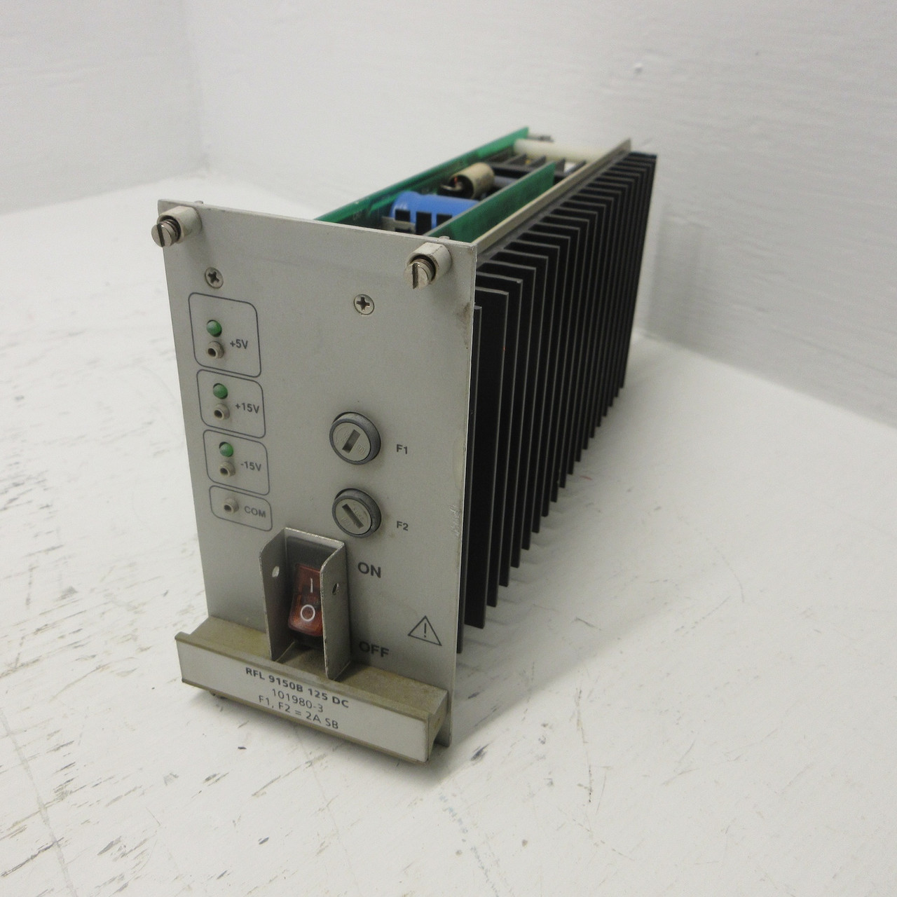 Dowty Control Tech 101980-3 Power Supply RFL 9150B 125VDC Control For 9800 Modem (AH0919-1)