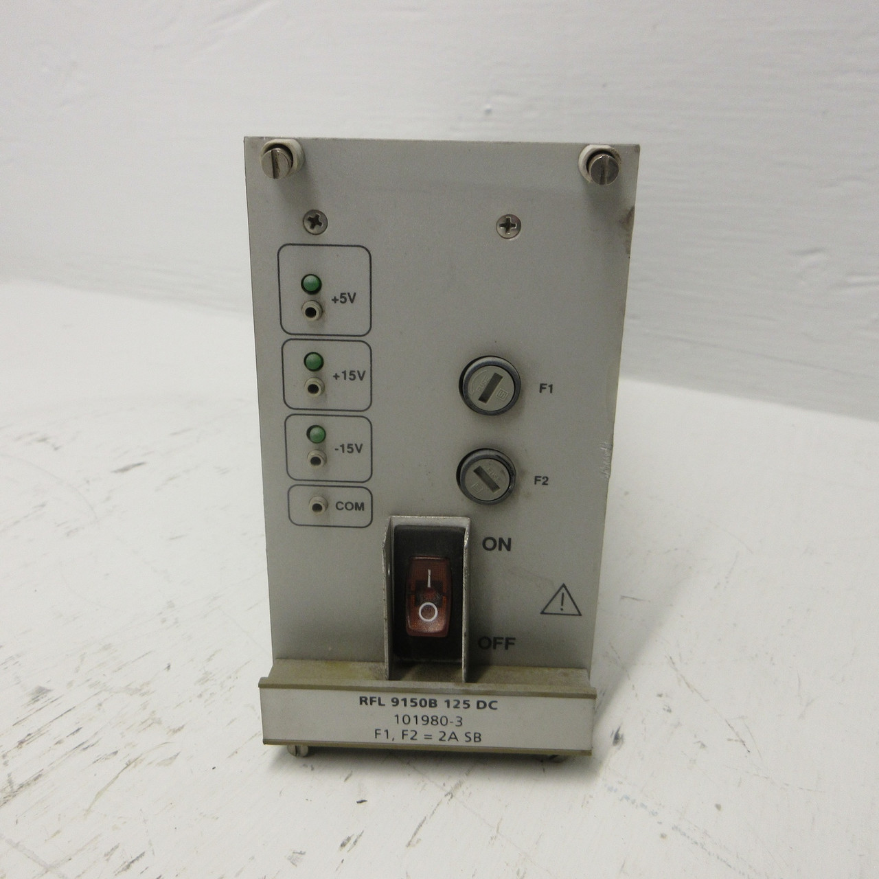 Dowty Control Tech 101980-3 Power Supply RFL 9150B 125VDC Control For 9800 Modem (AH0919-1)