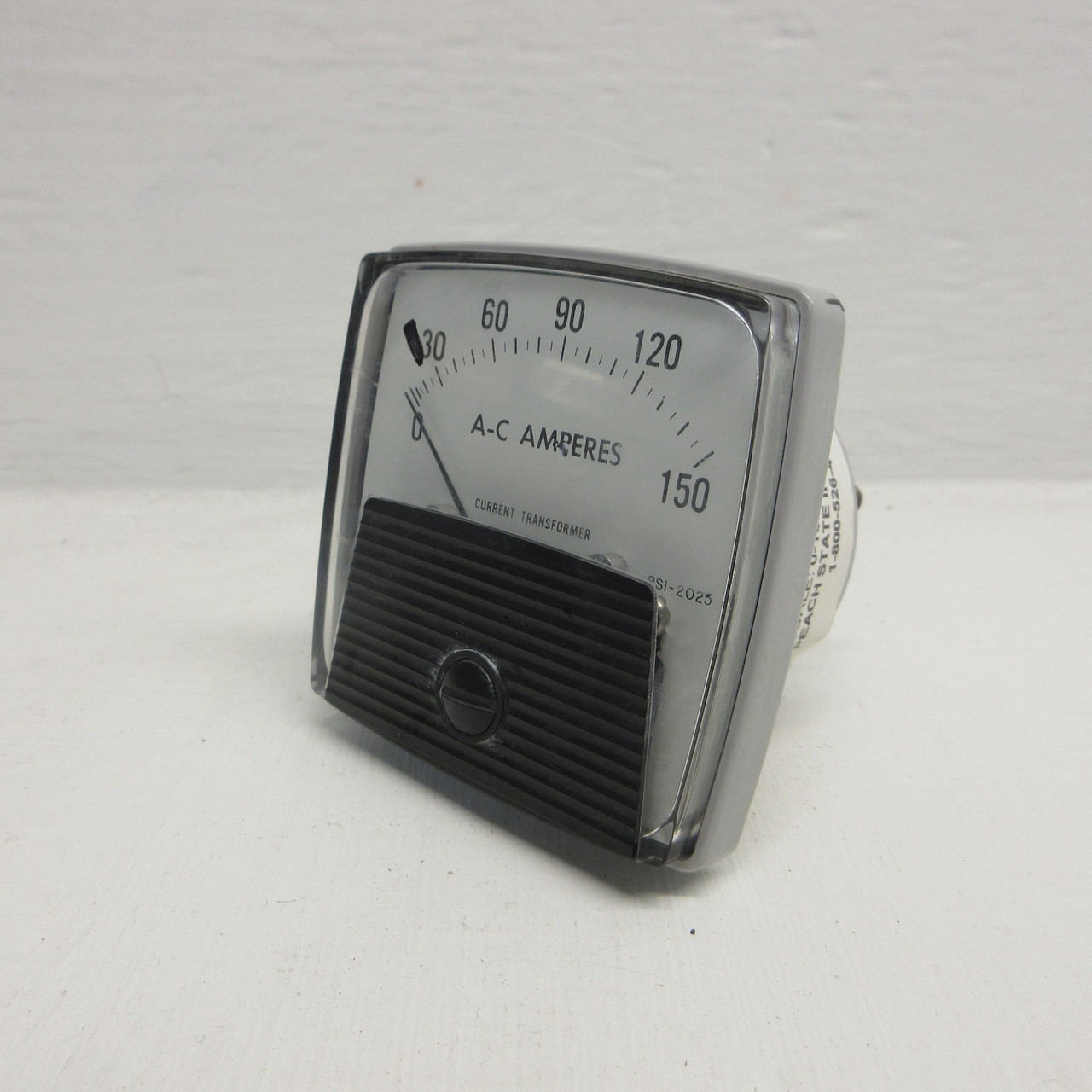 Yokogawa 250240LSPZ AC Ammeter Rating: 0-5A Scale: 0-150 A-C Amperes 40/70HZ (AH0925-41)