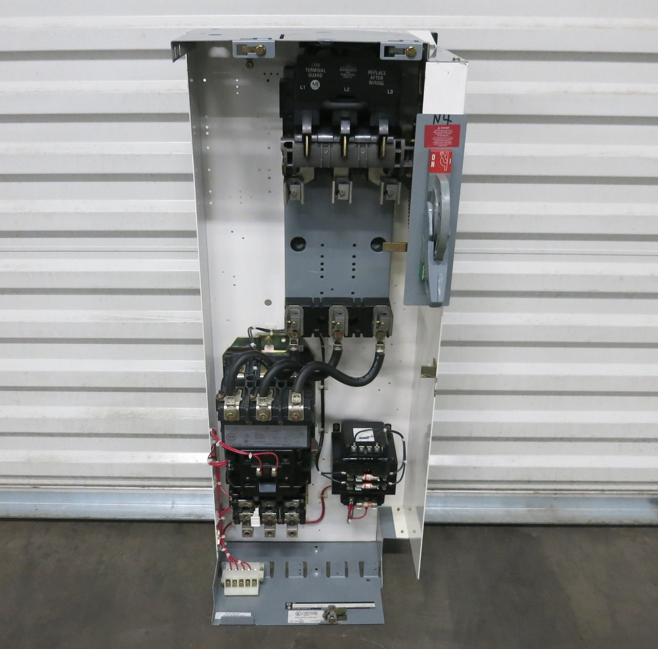 Allen Bradley 2100 Centerline Size 4 200 Amp 39" Fusible MCC Bucket MCCB Sz4 (BJ1067-6)