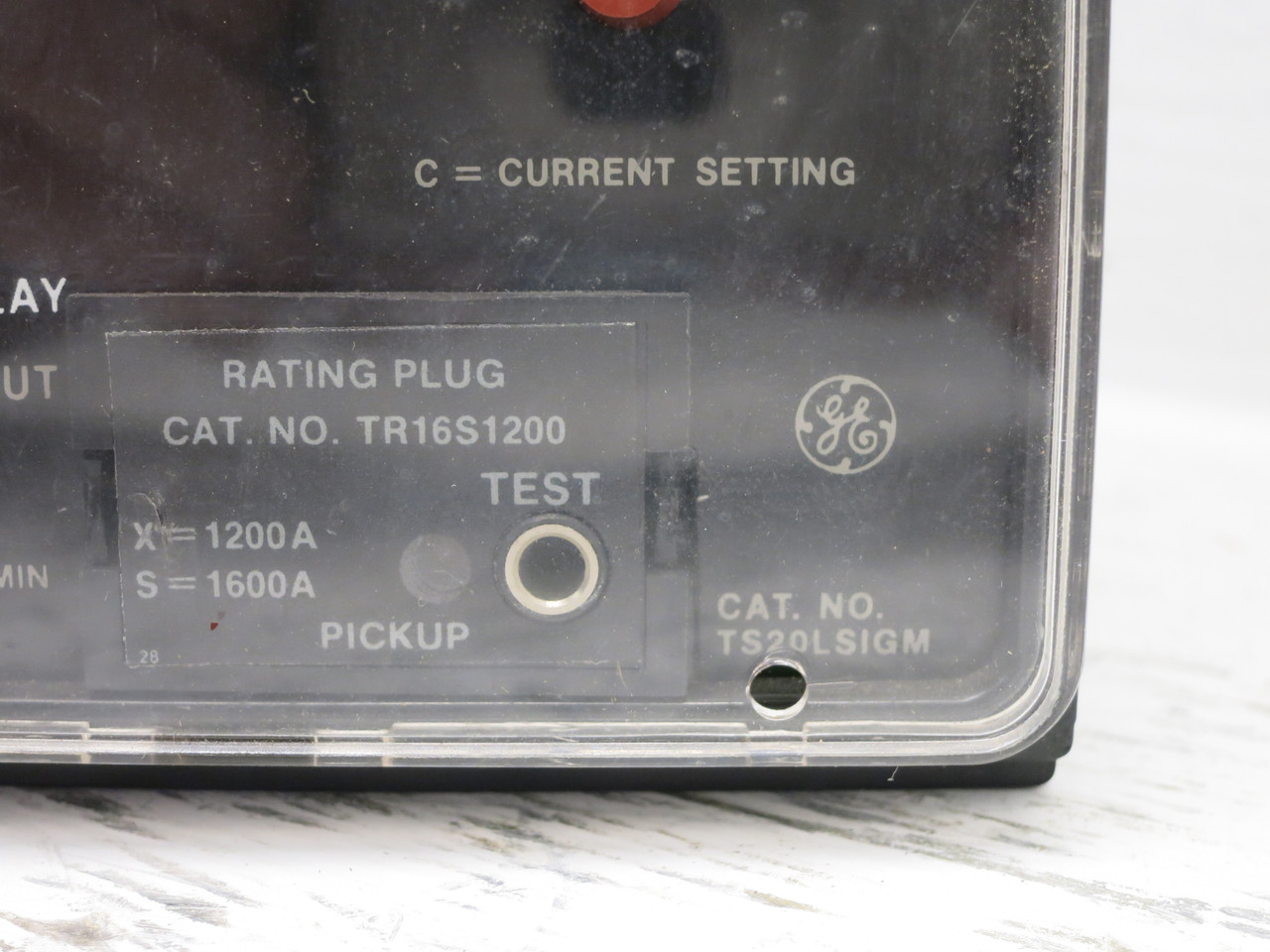 GE TS20LSIGM 2000A LSIG Epic MicroVersa Trip Unit Programmer 1600/1200 TR16S1200 (DW7876-1)
