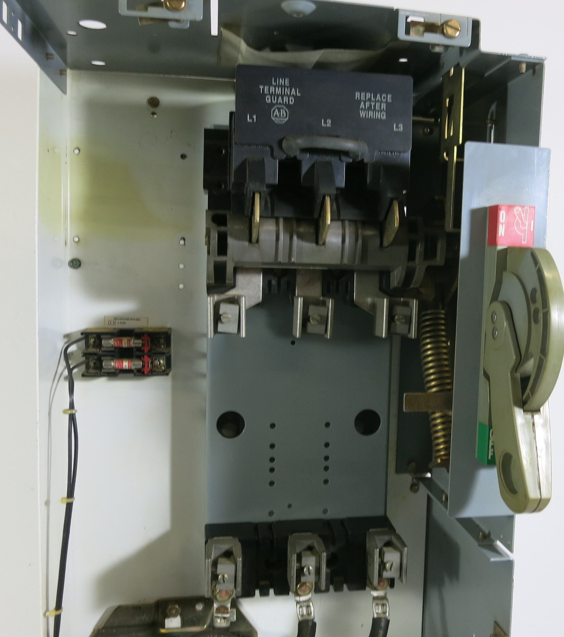 Allen Bradley 2100 Centerline Size 4 200 Amp Fusible 39" MCC Bucket 509-E0D (BJ1068-1)