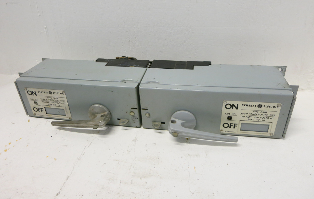 Image of GE THFP222X 60A 240V 2P Twin Fusible Panelboard Switch Dual 60 Amp 2 Pole QMR