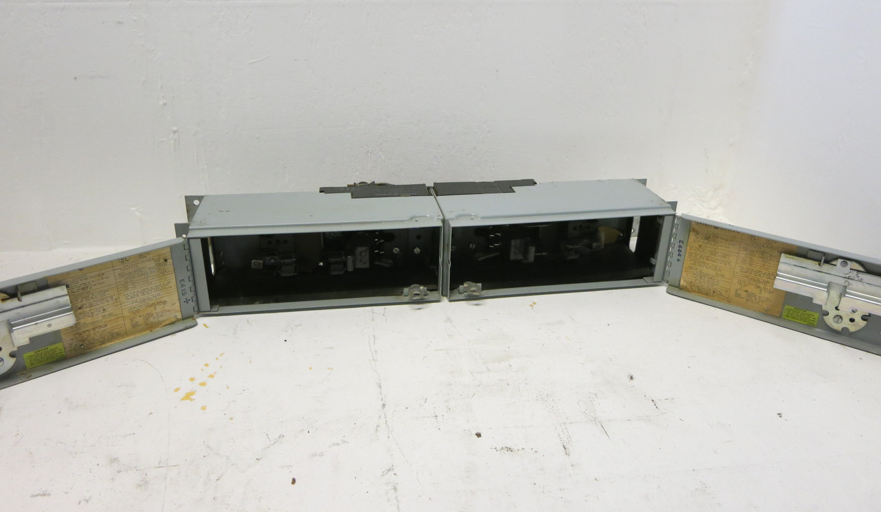 GE THFP222X 60A 240V 2P Twin Fusible Panelboard Switch Dual 60 Amp 2 Pole QMR (DW7881-1)