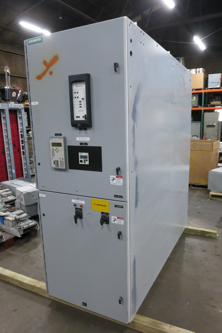 Siemens GM Switchgear 1200A 15kV Vacuum Circuit Breaker Panel 1200 Amp MV GMI (DW7883-1)