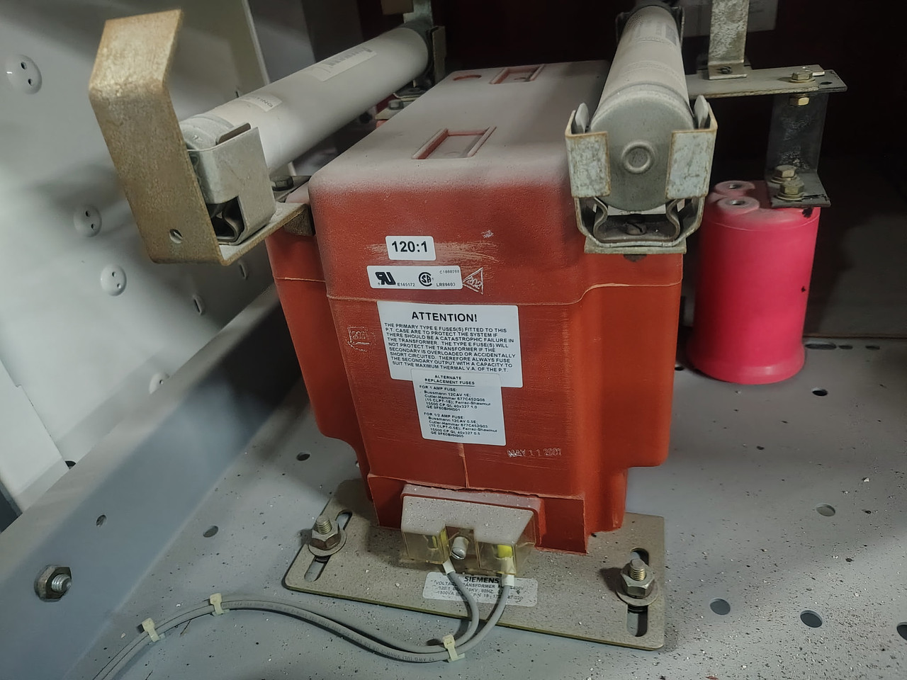 Siemens GM Switchgear 1200A 15kV Vacuum Circuit Breaker Panel 1200 Amp MV GMI (DW7883-1)