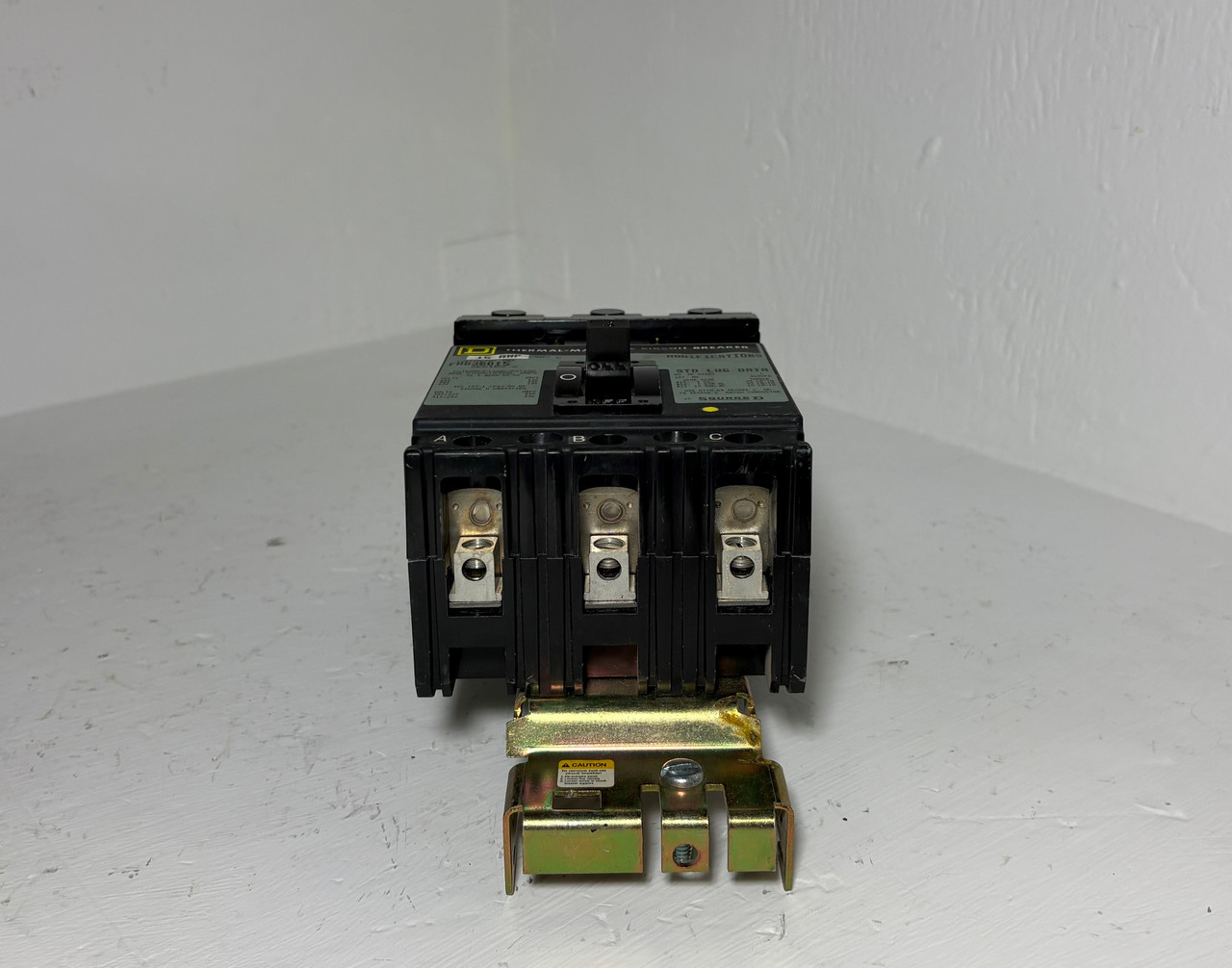 Square D I-Line FHB36015 15A Circuit Breaker 480/600V 3 Pole Type FAB 15 Amp 3P (EM5777-1)