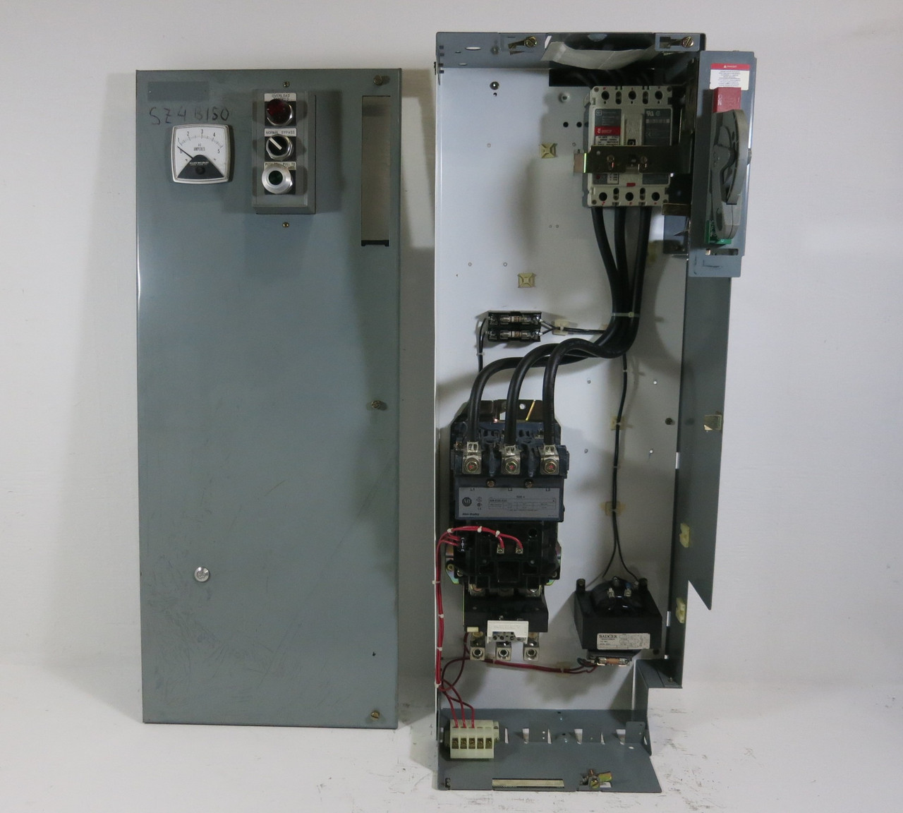 Allen Bradley 2100 Centerline 150 Amp Breaker Size 4 Starter 39" MCC Bucket HMCP (BJ1069-1)