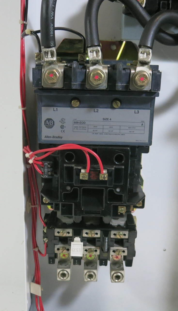 Allen Bradley 2100 Centerline Size 4 100 Amp 39" Fusible MCC Bucket MCCB Sz4 (BJ1070-2)