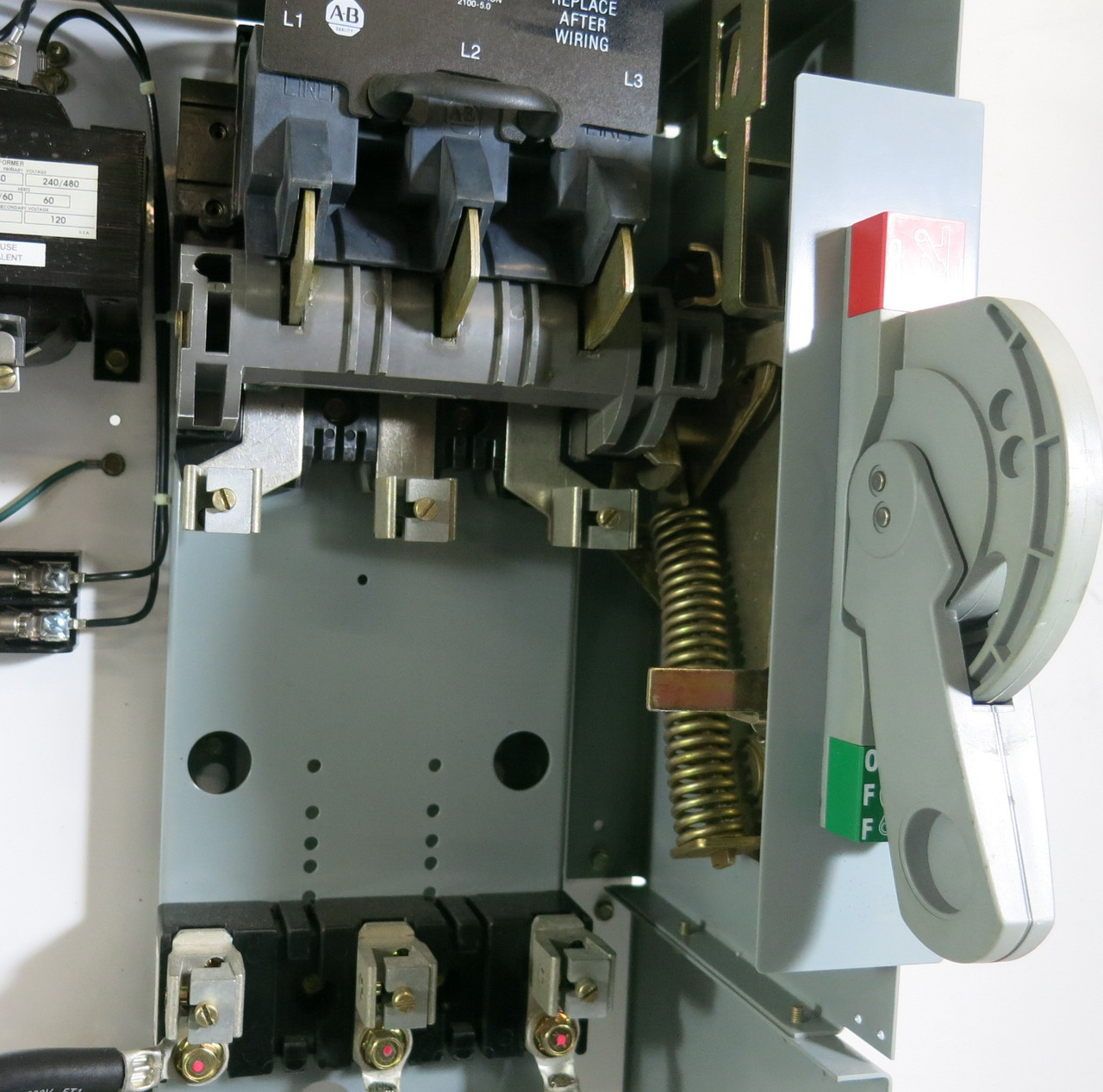 Allen Bradley 2100 Centerline Size 4 100 Amp 39" Fusible MCC Bucket MCCB Sz4 (BJ1070-1)