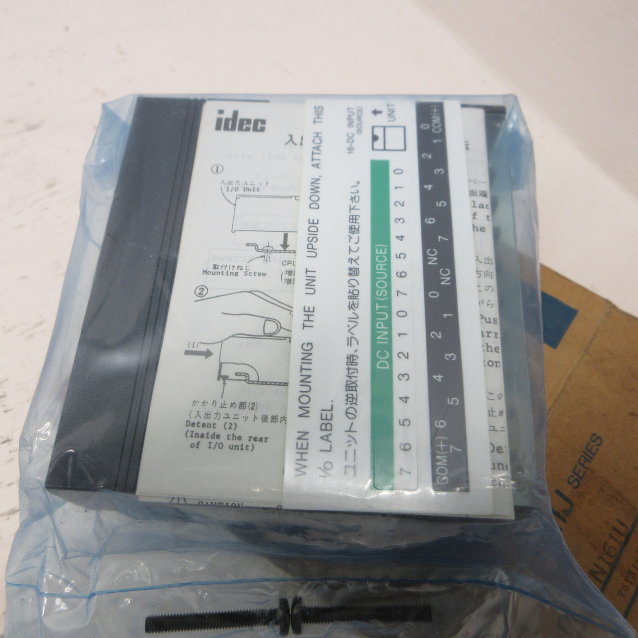 NEW idec PFJ-N161U Programmable Controller FA1J Series PLC 24VDC Class 2 NIB (AH0929-1)