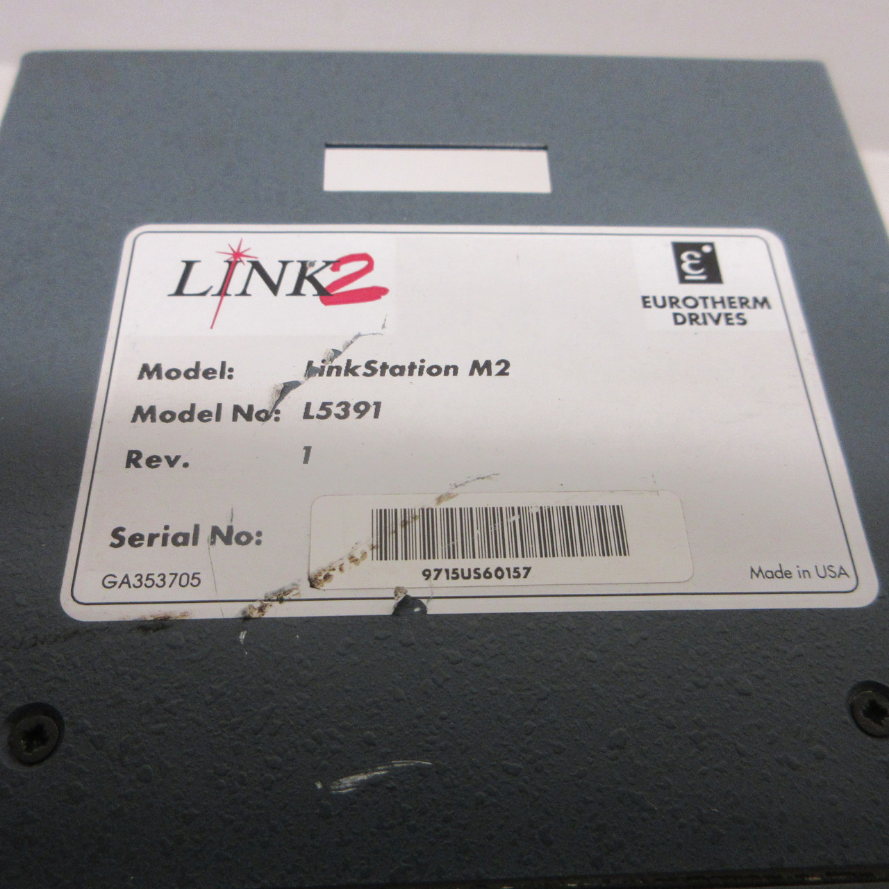 Eurotherm Drives L5391 Link2 LinkStation M2 Rev 1 Operator Panel (NO BACKPIECE) (AH0933-1)