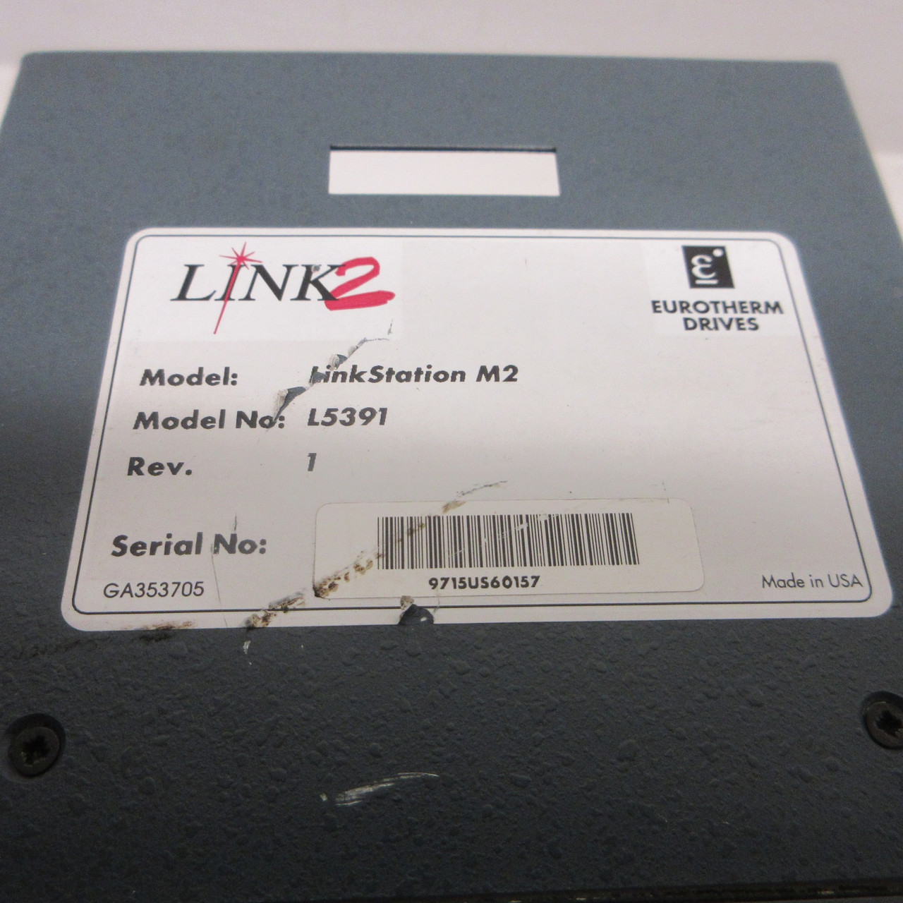 Eurotherm Drives L5391 Link2 LinkStation M2 Rev 1 Operator Panel (NO BACKPIECE) (AH0933-1)