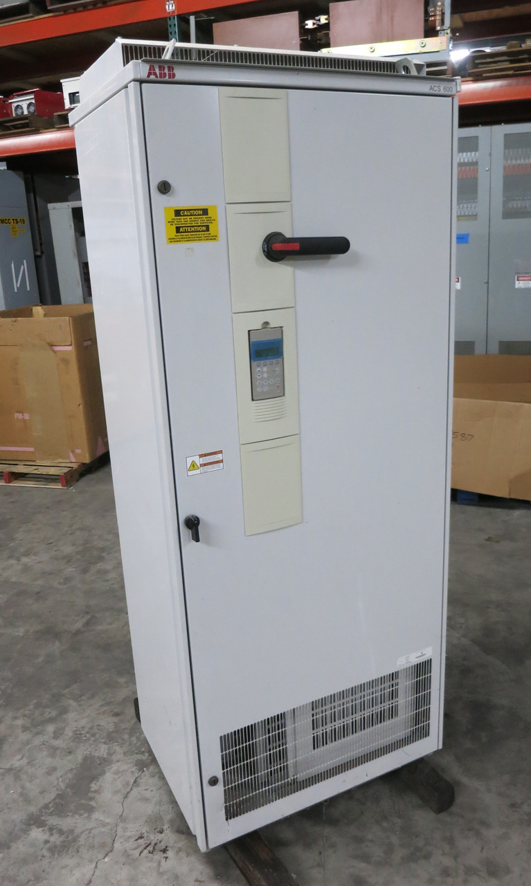 Image of ABB ACS607-0400-4 400 HP AC VS Drive ACS-600 VFD ACS60404005 ACS600 Cabinet