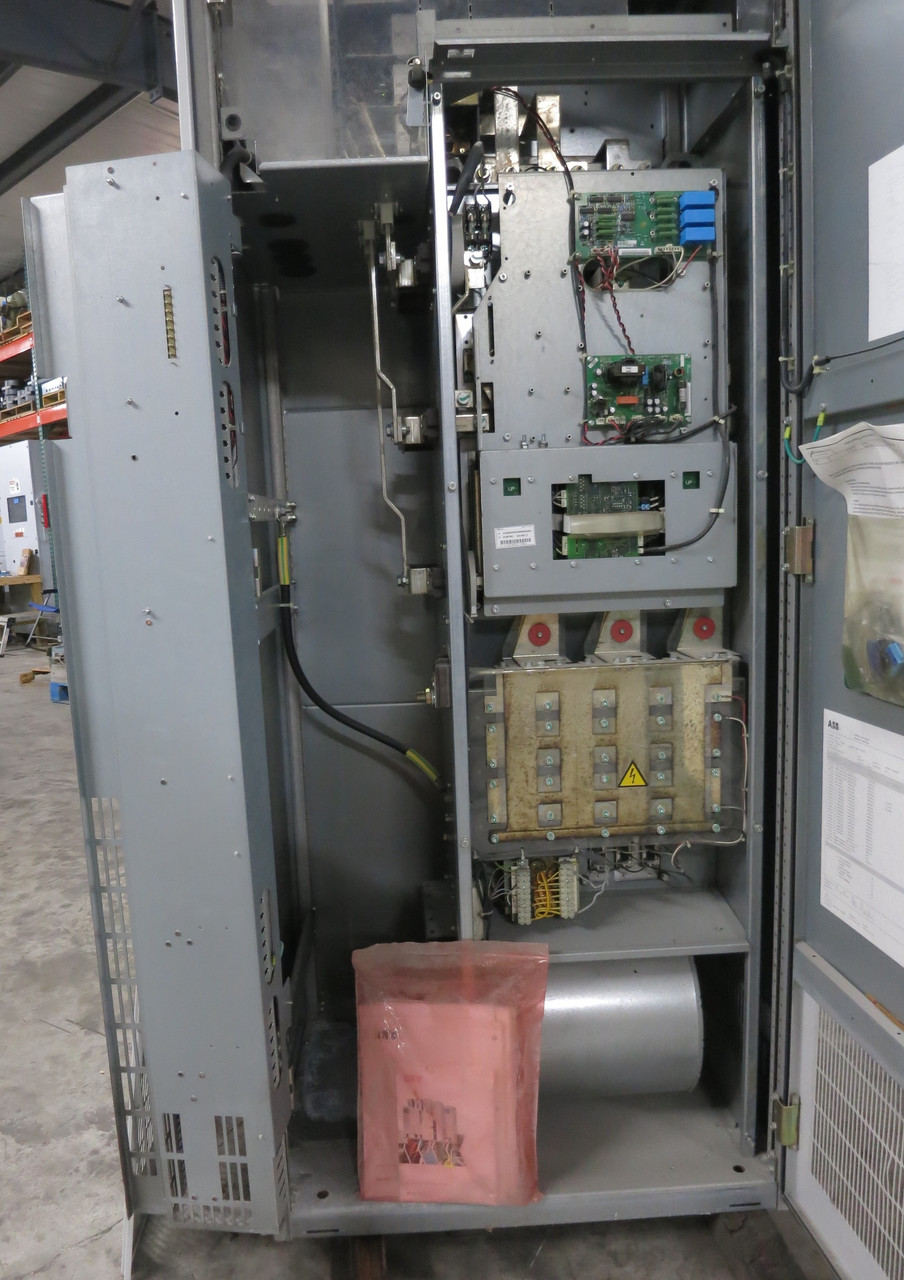 ABB ACS607-0400-4 400 HP AC VS Drive ACS-600 VFD ACS60404005 ACS600 Cabinet (DW7898-1)