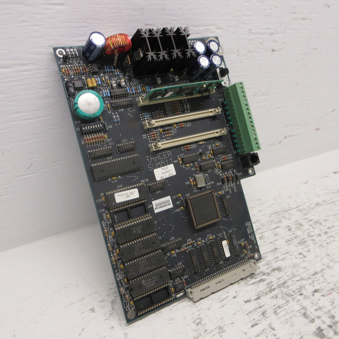 Image of Trane Tracer Summit Blue 50100837 Rev 3 E98C HVAC PCB PC Board "Blue" w/ 5010057