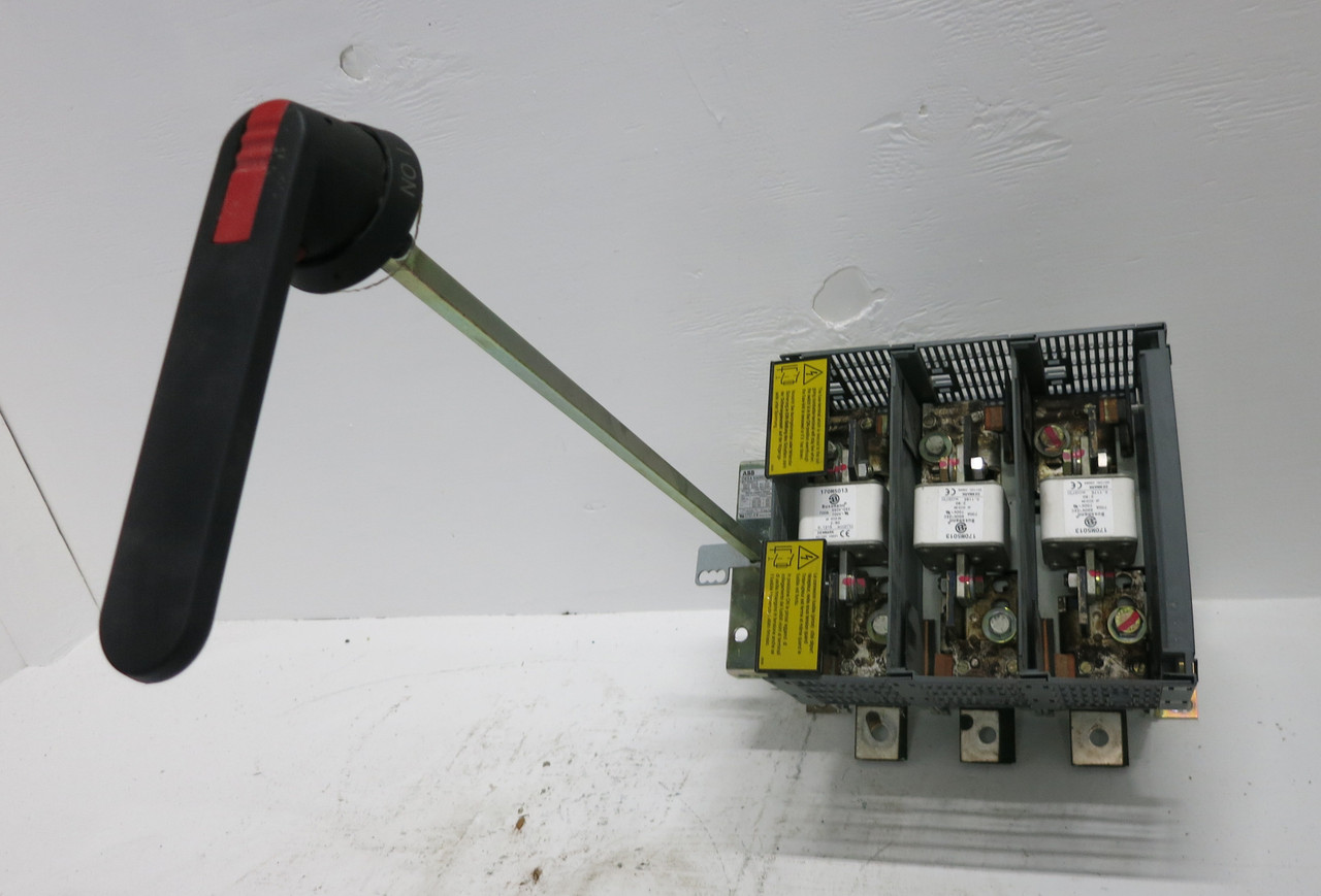 ABB OESA630R03 630A Fusible Disconnect Switch Interrupter 630 Amp 3P 170M5013 (DW7905-2)