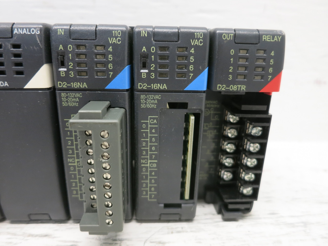 Direct Logic 205 PLC Rack D2-06B-1 PS D2-260 DL260 CPU I/O Modules Koyo ...