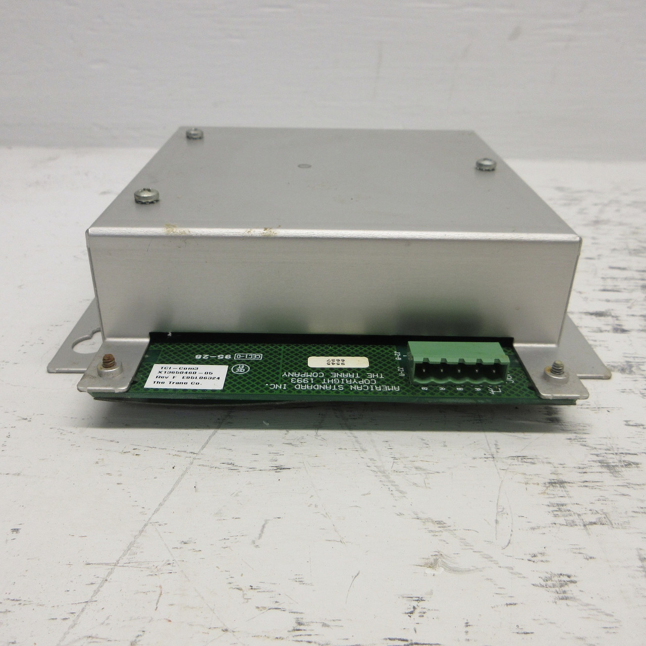 Trane X13650460-05 Rev F Chiller Purge TCI-Com3 Module PLC E95L06324 X1365046005 (AH0940-1)
