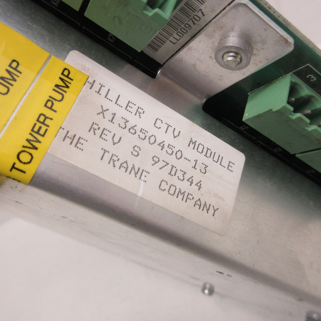 Trane X13650450-13 Rev S Chiller CTV Module PLC 97D344 X1365045013 (AH0941-1)