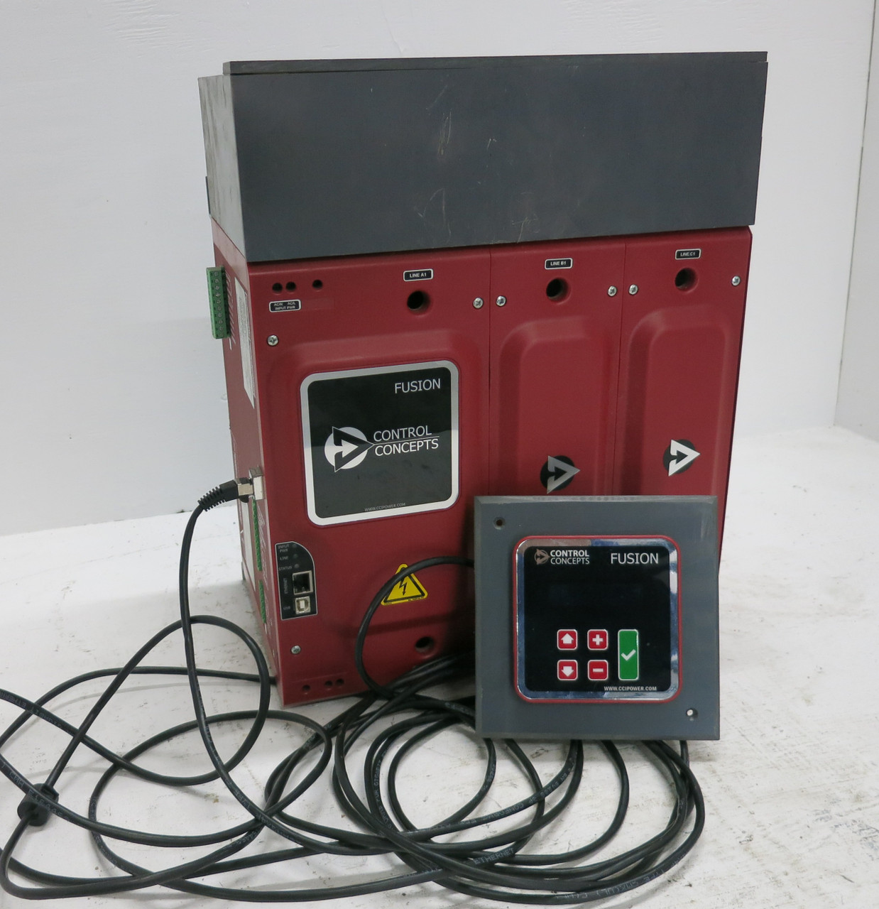 CCI Fusion-PA-3-9990-E-0001-1000 400A SCR Power Controller 3PH 600V 400 Amp (DW7911-1)