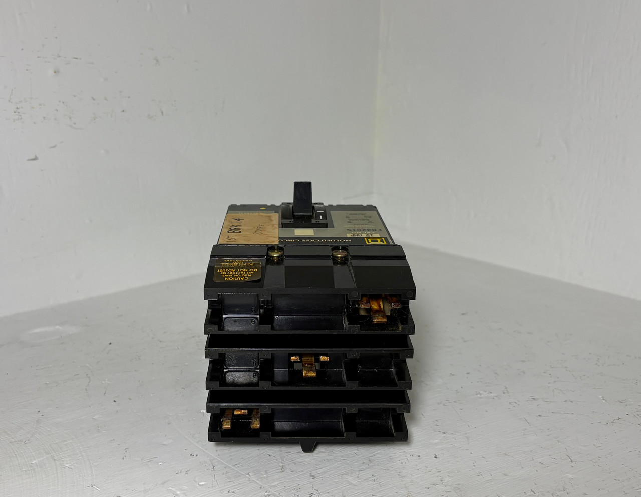 Square D I-Line FA32015 15A Circuit Breaker 240 VAC 3 Pole Type FA 15 Amp 3P (EM5794-1)