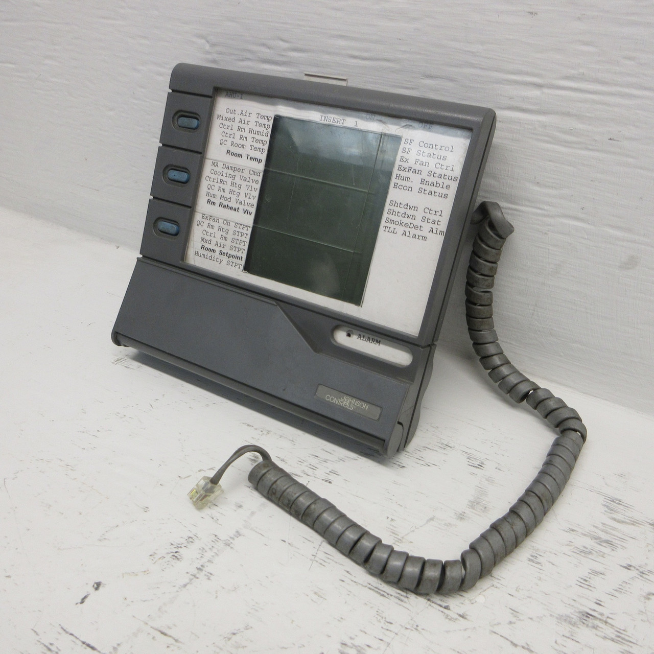 Image of Johnson Controls AS-ZTU100-1 (Rev D) Zone Terminal Display Class 2 24VAC 1 Amp