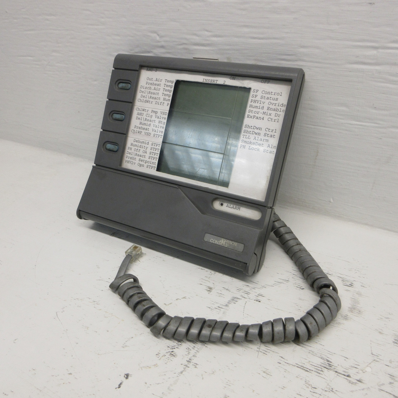 Johnson Controls AS-ZTU100-1 (Rev B) Zone Terminal Display Class 2 24VAC 1 Amp (AH0945-1)