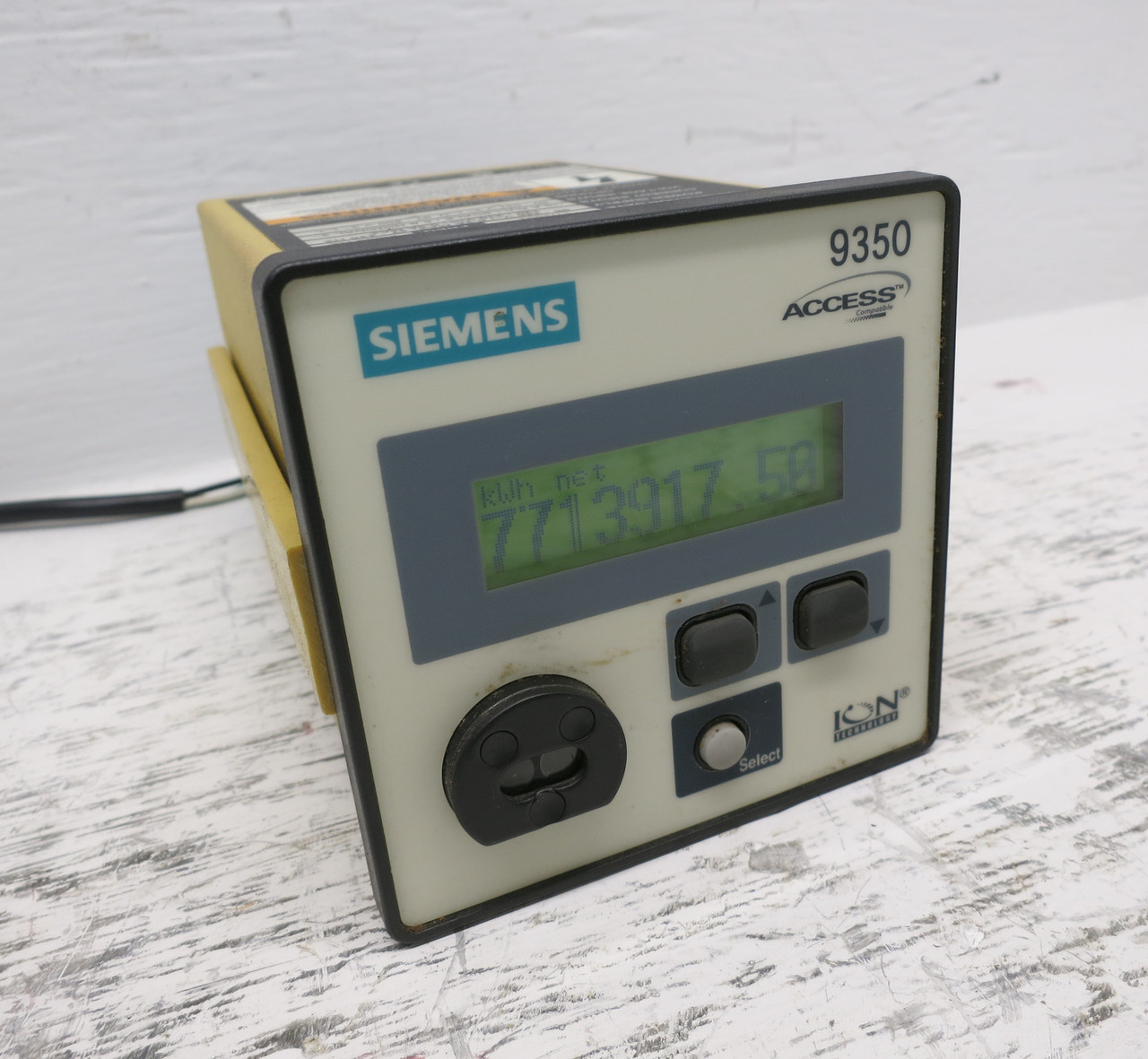 Image of Siemens 9300 9350DC-100-0ZZZZA Advanced Power Meter ION Display Access 9350