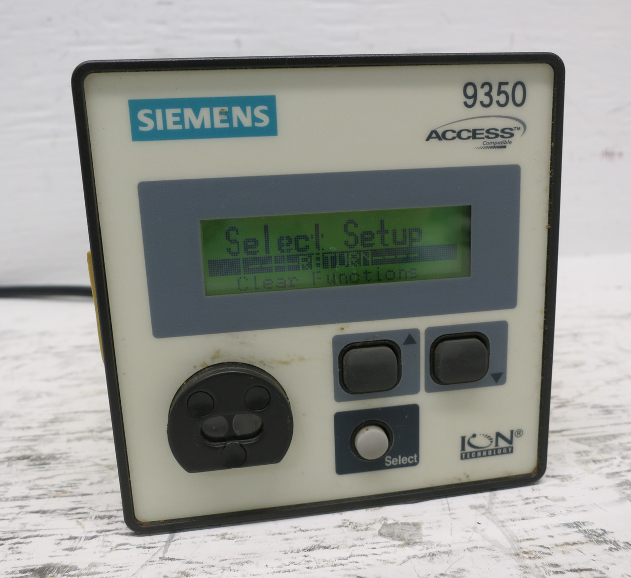 Siemens 9350DC-100-0ZZZZA 9350 Advanced Power Meter ION Display Access 9300 (DW7908-2)