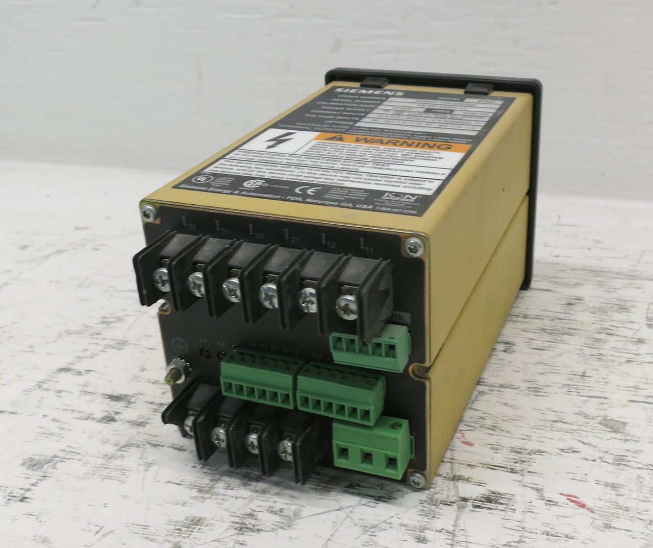 Siemens 9350DC-100-0ZZZZA 9350 Advanced Power Meter ION Display Access 9300 (DW7908-2)