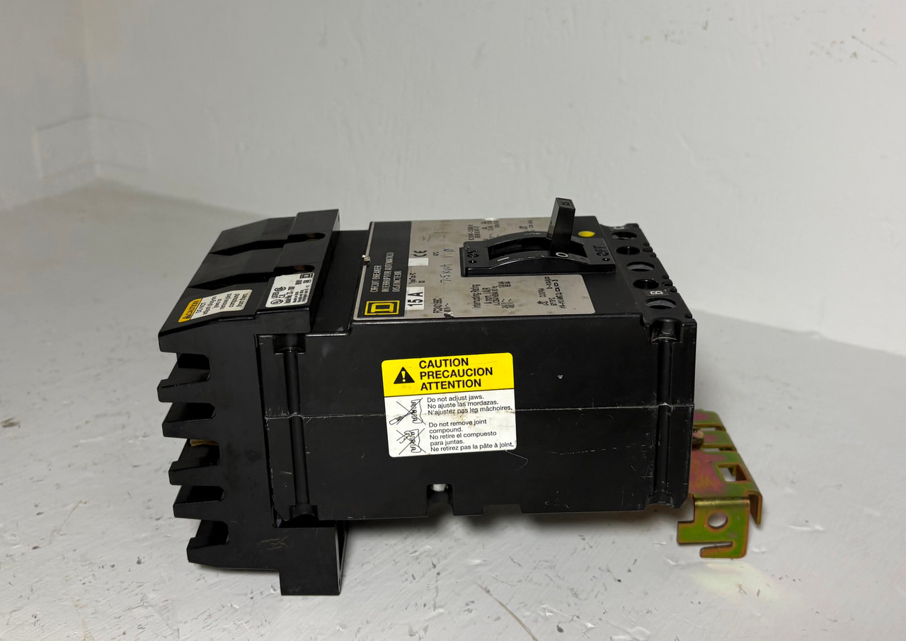Square D I-Line FC24015BC 15A Circuit Breaker 2 Pole in 3P Frame 480V 15 Amp 2P (EM5797-1)