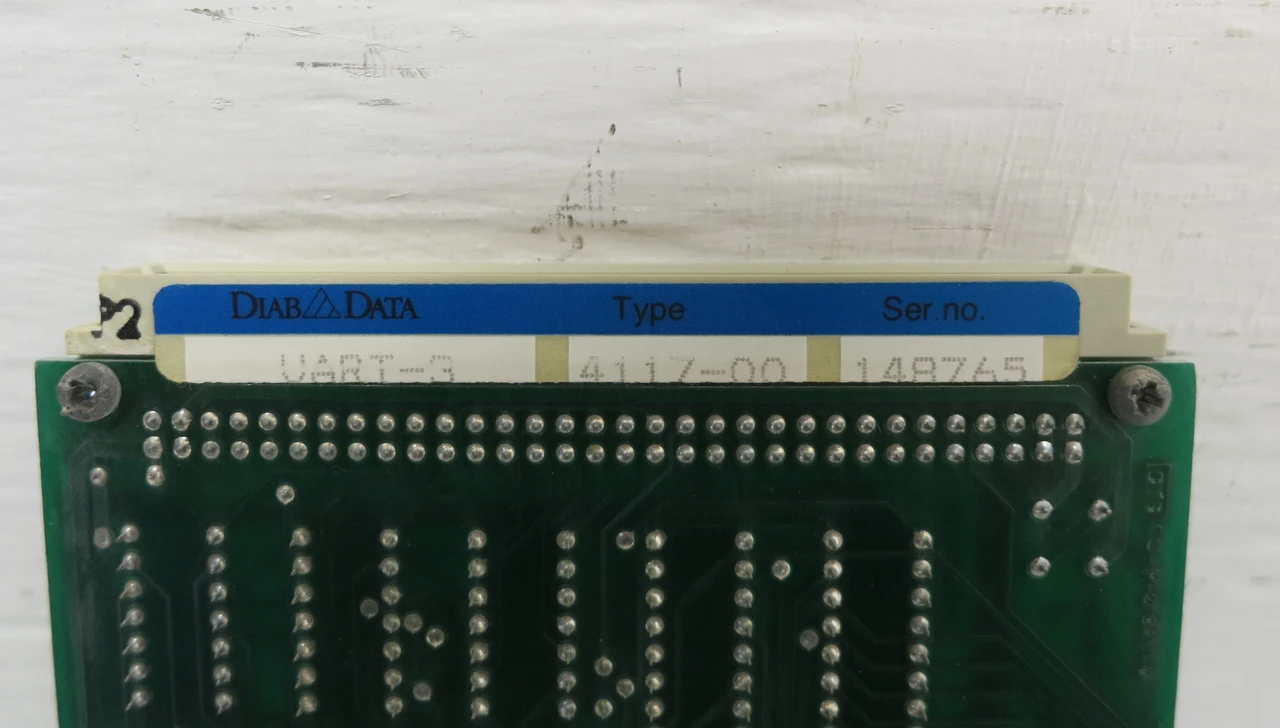 DIAB Data 4117-00 Gedevelop GFM Databoard PC Circuit Board PLC VART-3 PCB (DW7920-1)