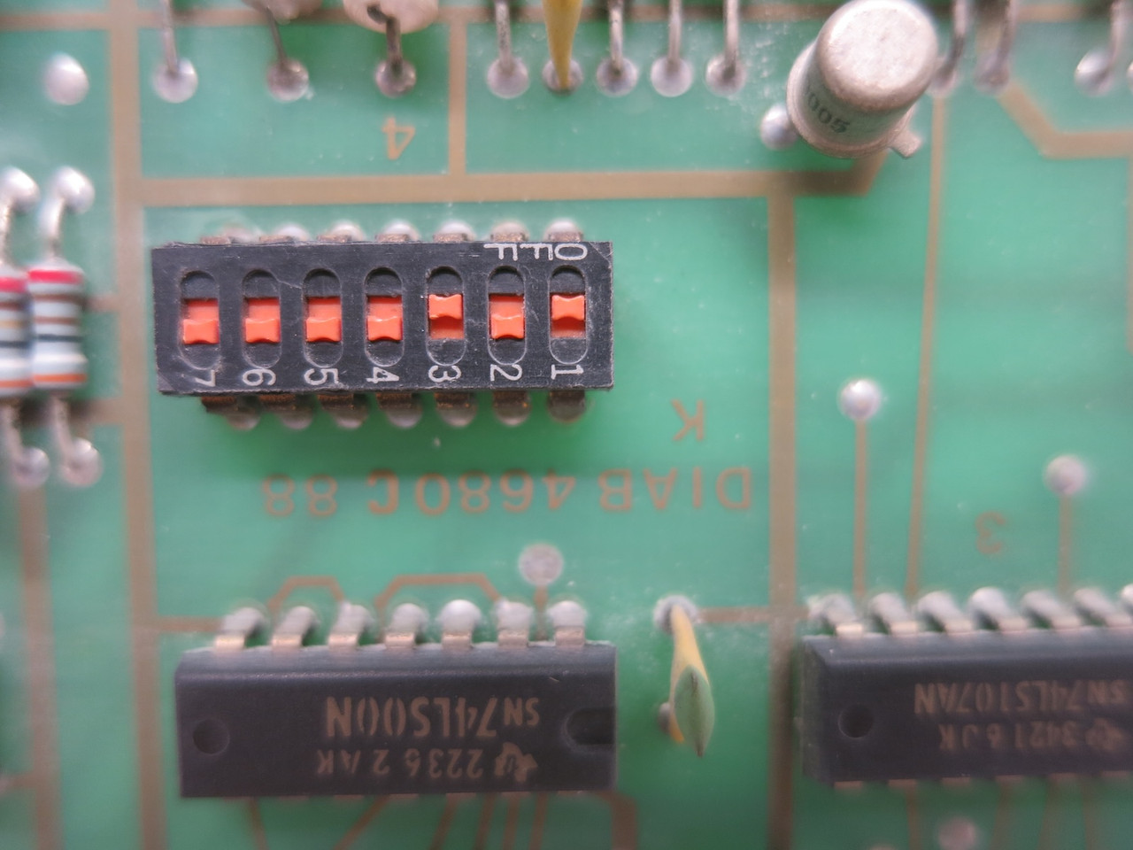 DIAB Data 4088-00 Gedevelop GFM Databoard PC Circuit Board PLC INTR-SCAN 16 4680 (DW7919-1)