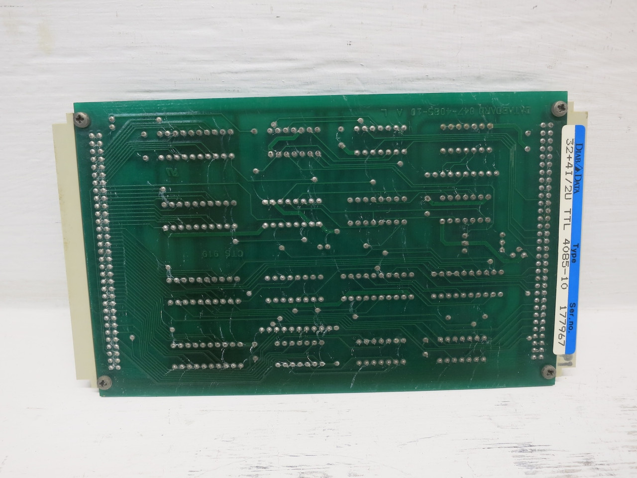 DIAB Data 047-4085-10 Gedevelop GFM Databoard PC Circuit Board PLC 32+4I/2U TTL (DW7917-1)