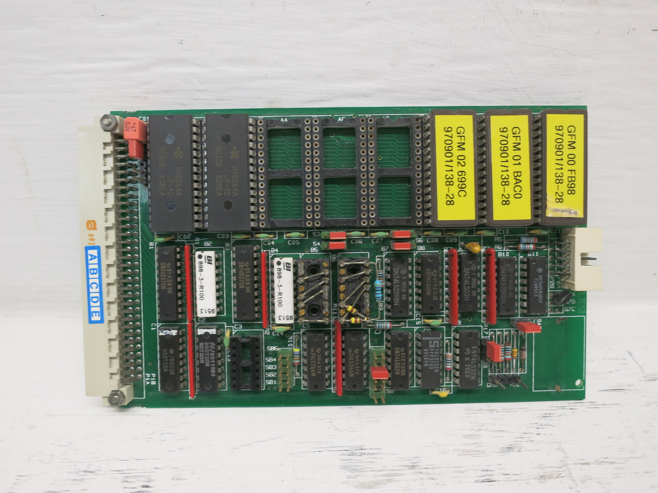 DIAB Data 047-2009-10 Gedevelop GFM Databoard PC Circuit Board PLC RAM 8*B-W ER (DW7913-1)