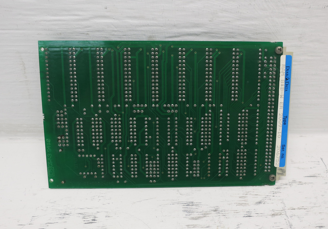 DIAB Data 047-2009-10 Gedevelop GFM Databoard PC Circuit Board PLC RAM 8*B-W ER (DW7913-1)