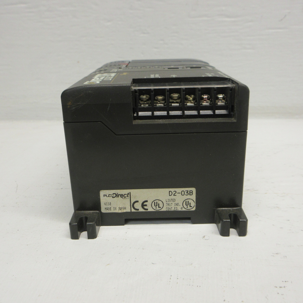 Direct Logic 205 Koyo 3 Slot Rack Module PLC D2-03B w/ D2-240, D2-08TR, D2-08ND3 (AH0949-1)