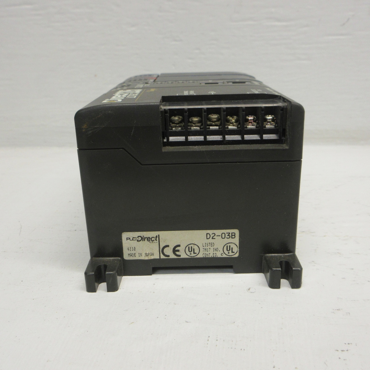 Direct Logic 205 Koyo 3 Slot Rack Module PLC D2-03B w/ D2-240, D2-08TR, D2-08ND3 (AH0949-1)