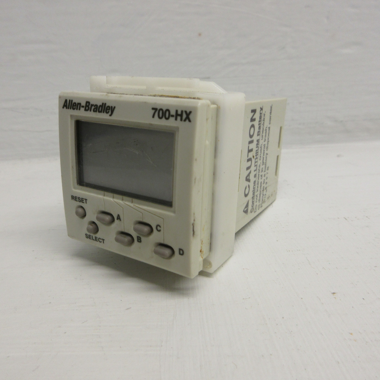 Allen Bradley 700-HX86SA17 Ser A Timing Relay 100/240V 50/60HZ 8-Pin LCD Display (AH0955-1)